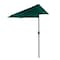Nature Spring Nature Spring 9 Foot Half-Canopy Patio Umbrella, Green 577490YSZ - alternate 2